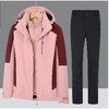新款户外冲锋衣套装男女款两件套三合一可拆卸防风防水登山服外套 商品缩略图2