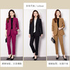 【上衣+裤子】罗蒙女士西装两件套简约气质工作职业面试两件套女 商品缩略图1