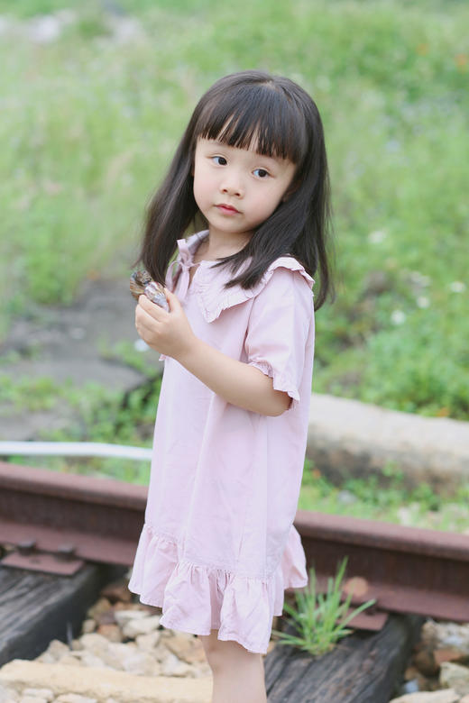 QZZBX122 花边连衣裙  80-120 商品图1