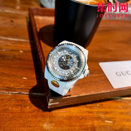 古驰新款 Gucci Dive 系列 中性机械腕表 新亮相，以潜水表为设计灵感，蜜蜂、星星 商品图2