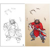 【大彩图】於文普工笔画白描底稿《钟馗》临摹勾线人物线稿WP28 商品缩略图0