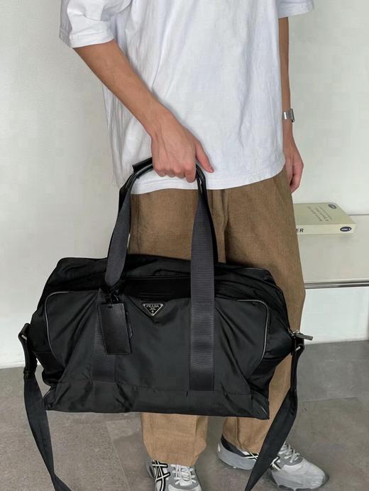 金属三角标 再生尼龙旅行袋/健身包 男女通用 Z-11201 商品图0