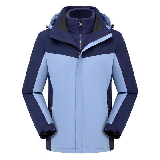 2023新款冲锋衣男女款户外三合一滑雪服可拆卸防风防水透气登山服 商品图4