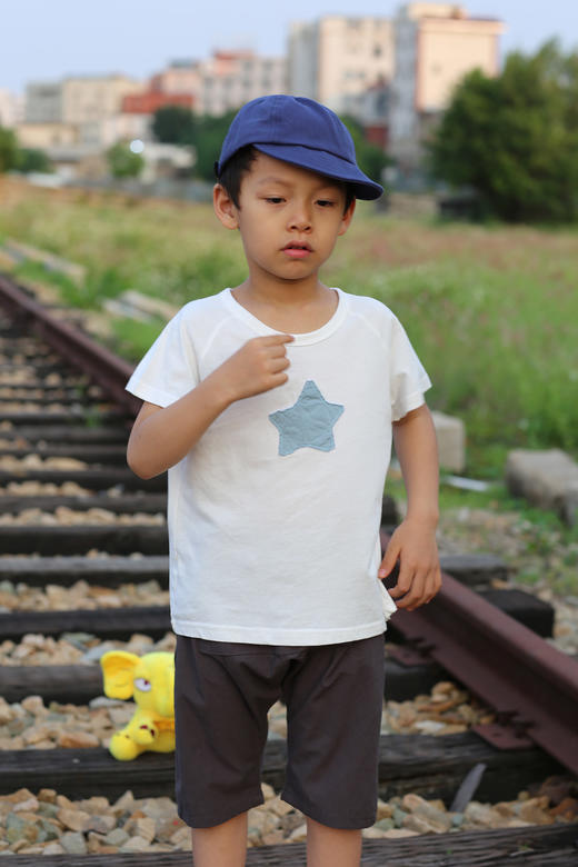 SYZBX090 五角星T恤  80-120 商品图1