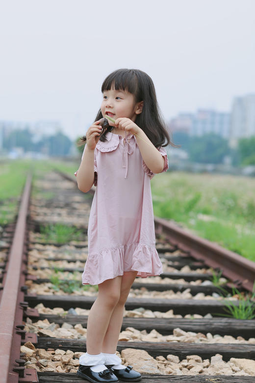 QZZBX122 花边连衣裙  80-120 商品图7