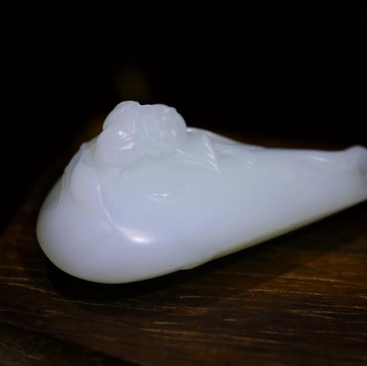 和田玉（羊脂白玉）挂件--不染26.19g 商品图6