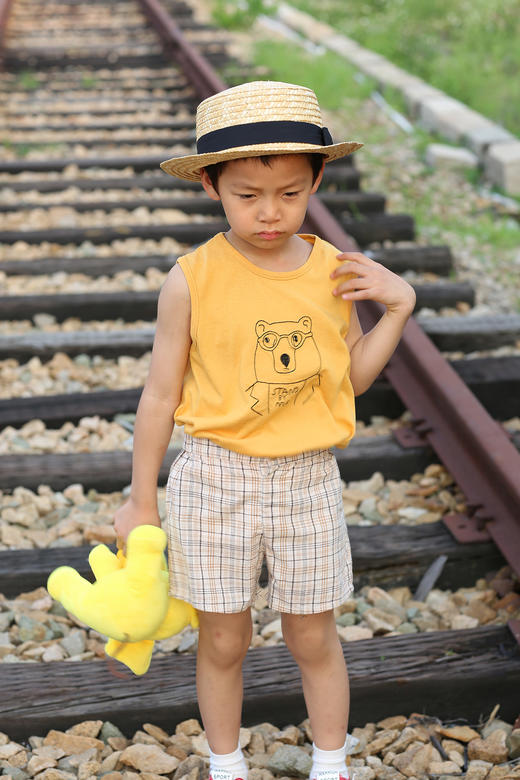 SYZBX046 小熊背心 80-120 商品图4