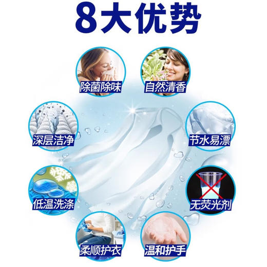 白威宝 全效洗衣液1kg 商品图5