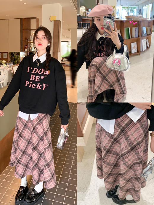 <曾小咸推荐>  黑色字母卫衣 商品图5