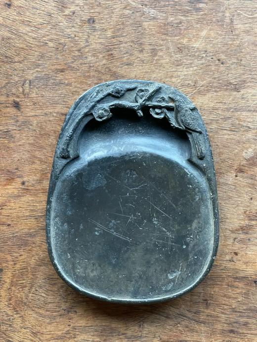 端石喜上眉梢纹砚台，顺丰包邮 商品图0