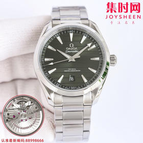 欧米茄 OMEGA 海马150米系列 绿海马 男士机械腕表
机芯：搭载改Cal.8500