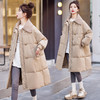 时尚保暖，女装韩版中长款白鸭绒外套潮毛线翻领羽绒服HR-ANY5530 商品缩略图3