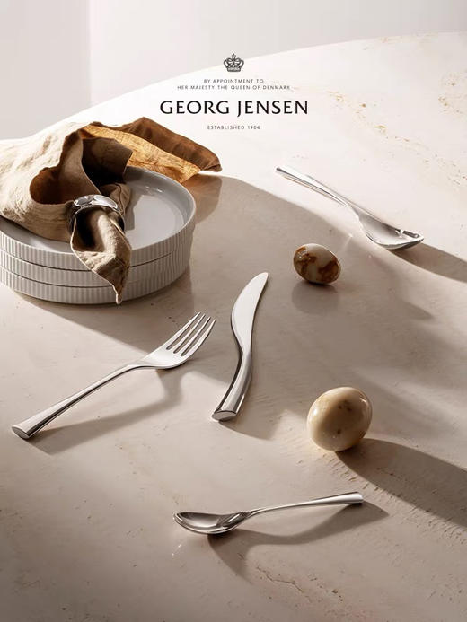 Georg Jensen乔治杰生北欧白瓷咖啡下午茶壶茶杯乔迁礼物装饰摆件 商品图1