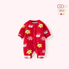 巴布雨新款圣诞毛衣婴儿A类针织婴儿连体衣秋冬款纯棉婴儿圣诞装 商品缩略图0
