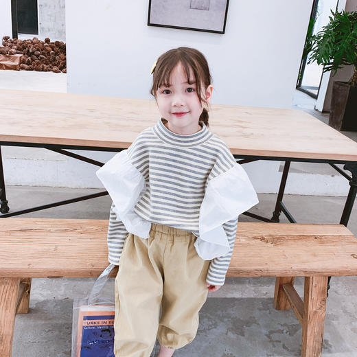 SYZQ1963日系荷叶边卫衣100-140 商品图4