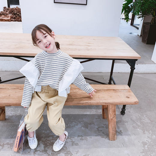 SYZQ1963日系荷叶边卫衣100-140 商品图2