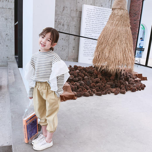 SYZQ1963日系荷叶边卫衣100-140 商品图0