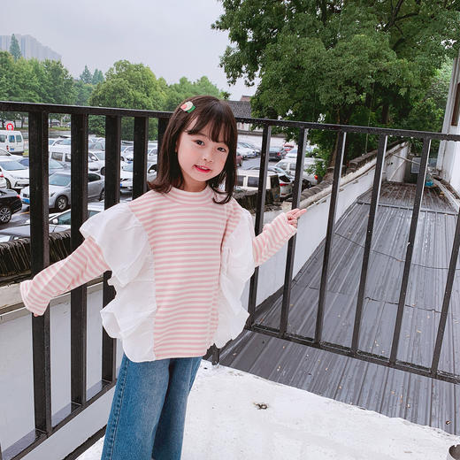 SYZQ1963日系荷叶边卫衣100-140 商品图5