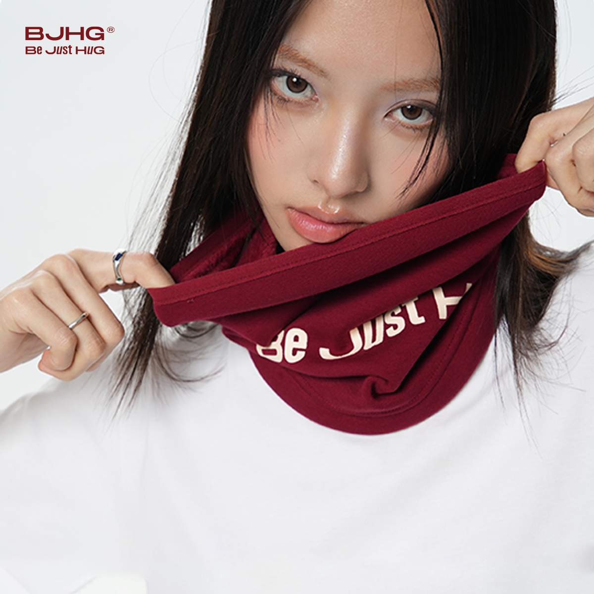 BJHG不计后果围脖男款冬天骑行防风防寒保暖围巾套头护颈假领脖套