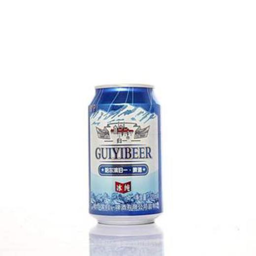 哈尔滨归一冰纯啤酒320ml 商品图0