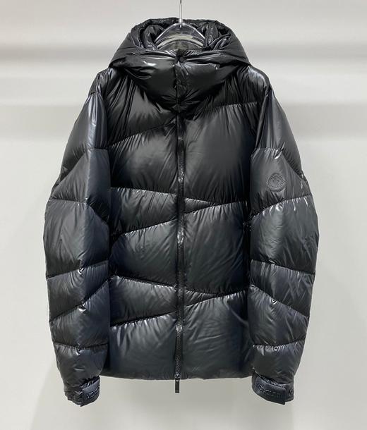 中性款黑标斜纹连帽羽绒服018 商品图0