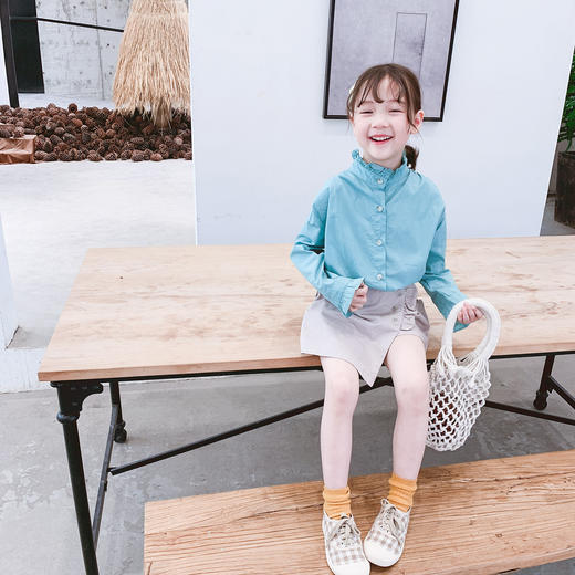 SYZQ1998 花边立领小衫100-140 商品图3