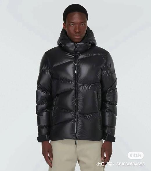 中性款黑标斜纹连帽羽绒服018 商品图3