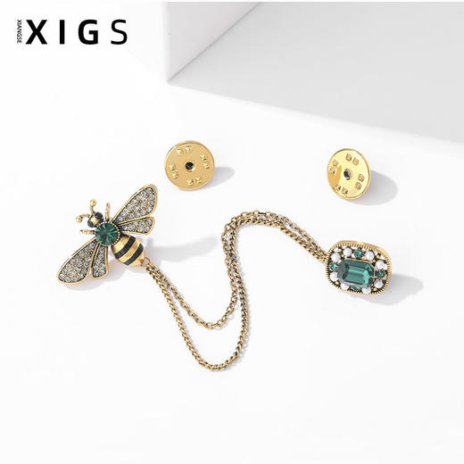 小蜜蜂防走光胸针扣子神器隐形免缝胸花2022年新款固定扣针胸针女 商品图3