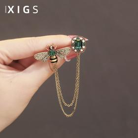 小蜜蜂防走光胸针扣子神器隐形免缝胸花2022年新款固定扣针胸针女