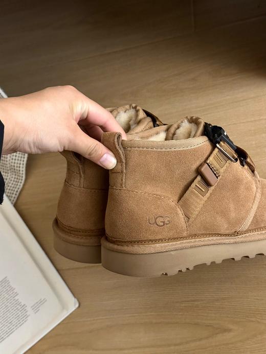 【男款特价】河南桑坡雪地靴 新款小贝卡扣绑带款39-44码 商品图3