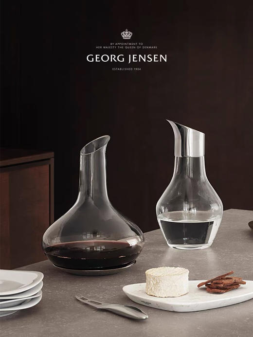 Georg Jensen乔治杰生醒酒瓶 红葡萄酒醒酒器北欧威士忌酒樽酒瓶 商品图2