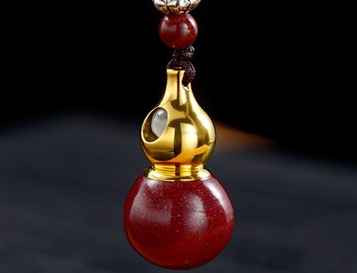 金光朱砂葫芦吊坠，可投影 商品图0