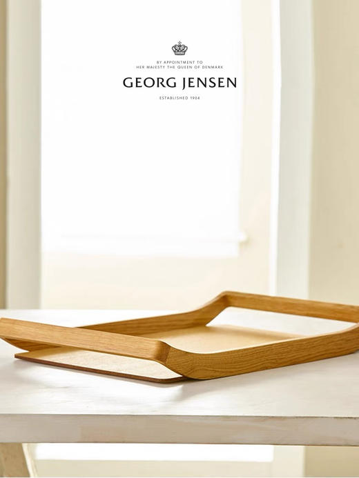 Georg Jensen乔治杰生水果盘摆件下午茶托盘客厅茶几乔迁生日礼物 商品图0