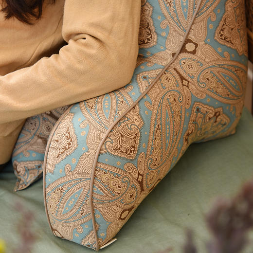 神秘东方系列颈枕护腰靠靠枕软包高级感腰靠可拆洗 商品图3