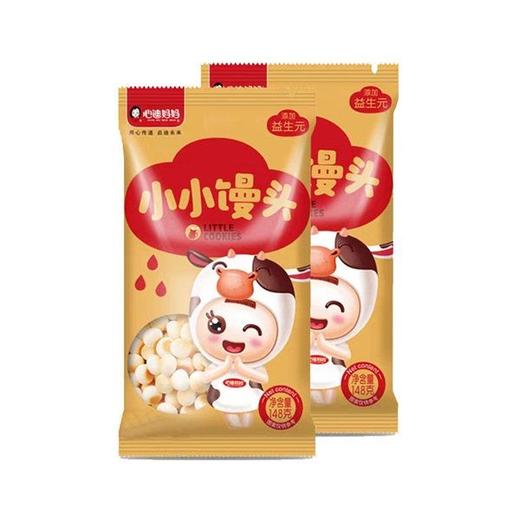 心迪妈妈冰糖小小馒头牛奶口味148g 商品图1