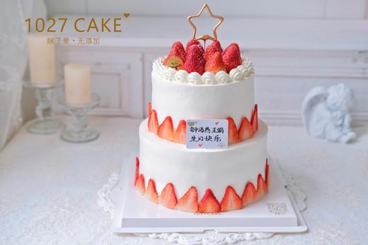 1027CAKE | 双层 草莓 简洁 商品图0