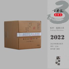 方守龙 2022年秋香白牡丹 福鼎白茶标杆之作 藏茶密室宝之