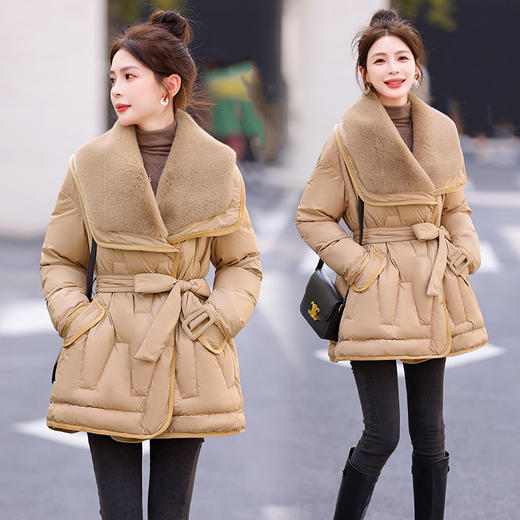 冬季新款，大毛领90白鸭绒羽绒服HR-ASLZ8699 商品图4