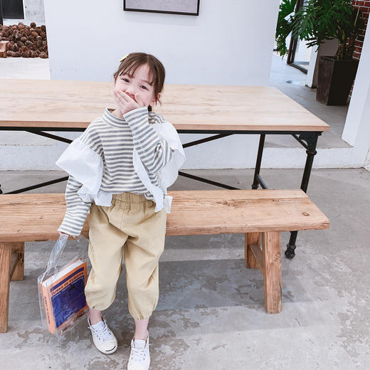 SYZQ1963日系荷叶边卫衣100-140 商品图3