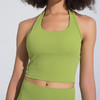 跃牌【轻匀系列】强支撑挂脖美背瑜伽健身露脐背心60056 商品缩略图0