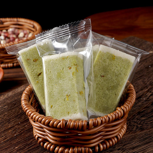 【9.9小食】松软清甜 | 铁皮石斛花荧实糕 休闲零食点心传统中式糕点 可做早餐下午茶茶点 200g*3袋 商品图4