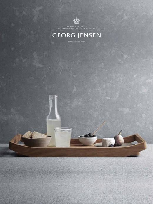 Georg Jensen乔治杰生水果盘摆件下午茶托盘客厅茶几乔迁生日礼物 商品图3