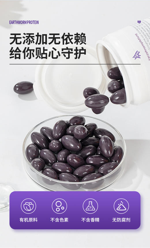 预售4月15日发货  德国阿赫德地龙蛋白片 高活性地龙蛋白 改善微循环 60粒/瓶 商品图3