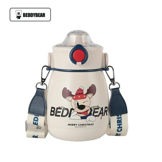 【圣诞礼物】杯具熊儿童保温杯圣诞礼物新款成人水杯男女宝宝小学生带吸管水壶 商品图8