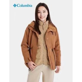 北3哥伦比亚Columbia女士抓绒内胆三合一冲锋衣