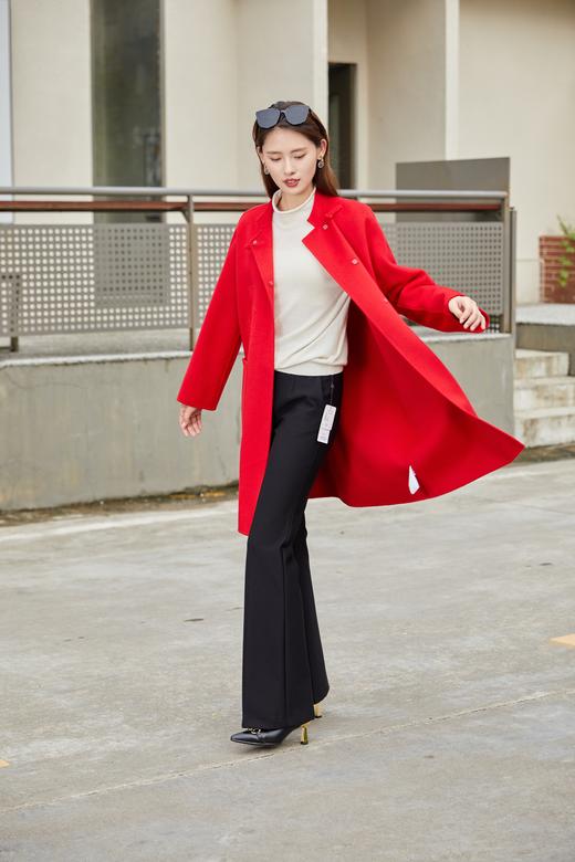 【年货节】奇威 花朵刺绣大衣A4410032 商品图6