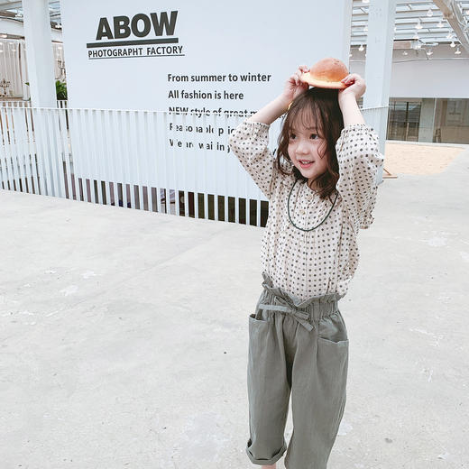 SYZQ1902点点娃娃衫100-140 商品图0