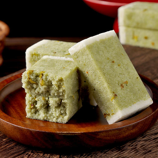 【9.9小食】松软清甜 | 铁皮石斛花荧实糕 休闲零食点心传统中式糕点 可做早餐下午茶茶点 200g*3袋 商品图0