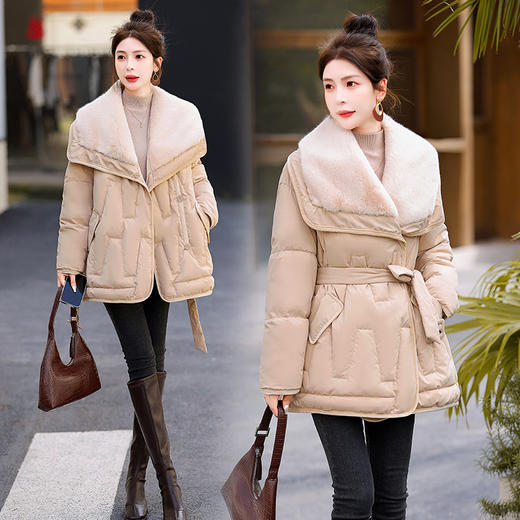 冬季新款，大毛领90白鸭绒羽绒服HR-ASLZ8699 商品图3