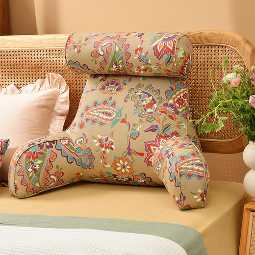经典藤蔓系列颈枕护腰靠靠枕软包高级感腰靠可拆洗 商品图2